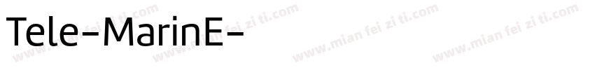 Tele-MarinE字体转换