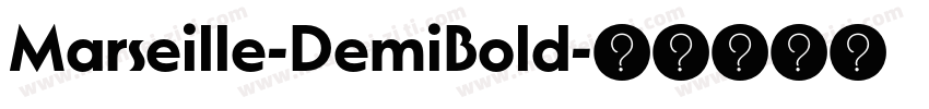 Marseille-DemiBold字体转换
