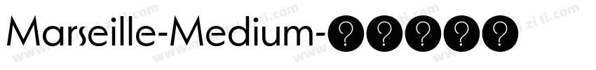 Marseille-Medium字体转换