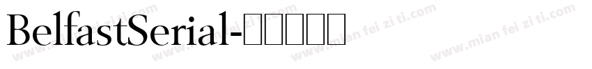 BelfastSerial字体转换