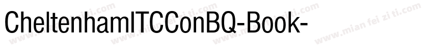 CheltenhamITCConBQ-Book字体转换