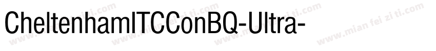 CheltenhamITCConBQ-Ultra字体转换