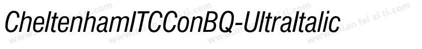 CheltenhamITCConBQ-UltraItalic字体转换