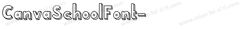 CanvaSchoolFont字体转换