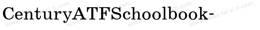 CenturyATFSchoolbook字体转换