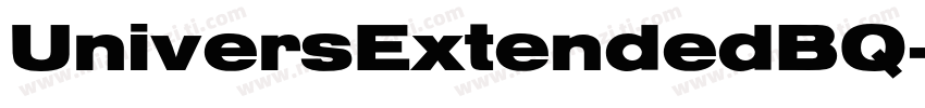 UniversExtendedBQ-Bold字体转换