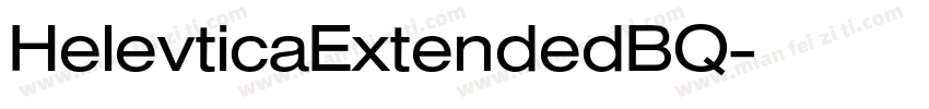 HelevticaExtendedBQ字体转换