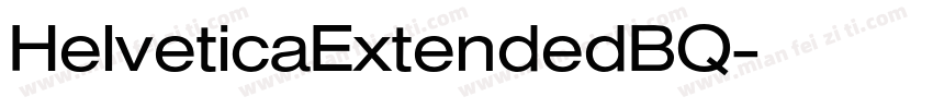 HelveticaExtendedBQ字体转换