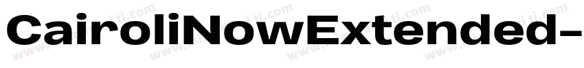 CairoliNowExtended字体转换