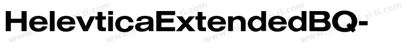 HelevticaExtendedBQ字体转换