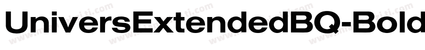 UniversExtendedBQ-Bold字体转换