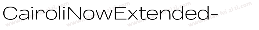 CairoliNowExtended字体转换