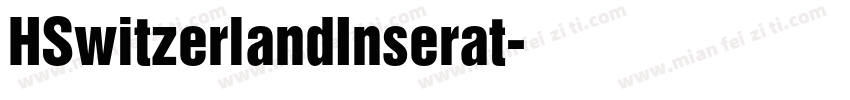 HSwitzerlandInserat字体转换
