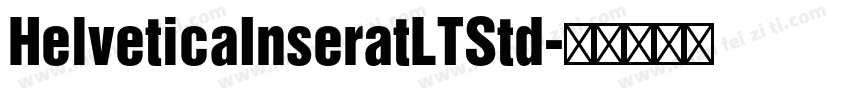 HelveticaInseratLTStd字体转换