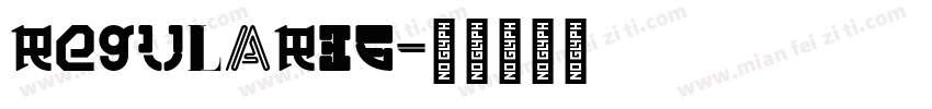 regular36字体转换