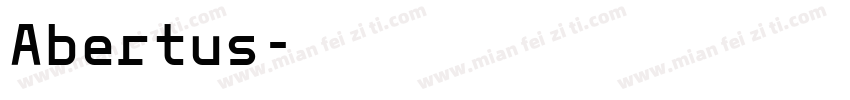 Abertus字体转换