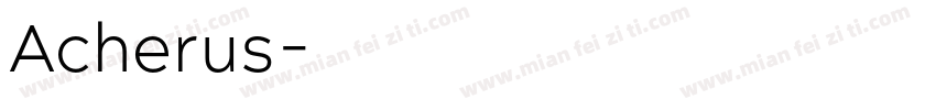 Acherus字体转换