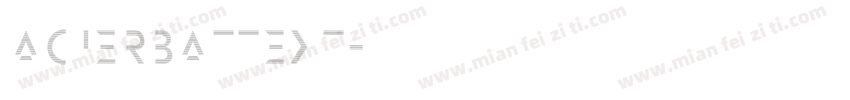 AcierBATText字体转换