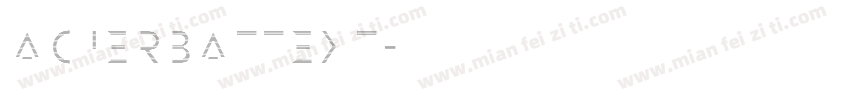 AcierBATText字体转换