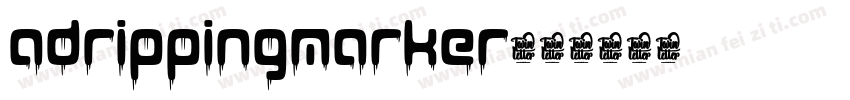 adrippingmarker字体转换