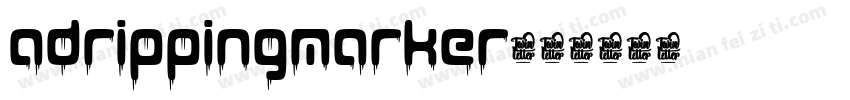 adrippingmarker字体转换