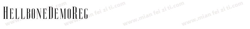 HellboneDemoReg字体转换