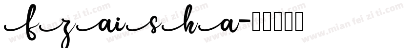 FZAiSHA字体转换