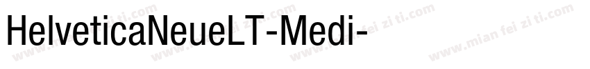 HelveticaNeueLT-Medi字体转换