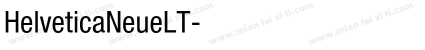 HelveticaNeueLT字体转换