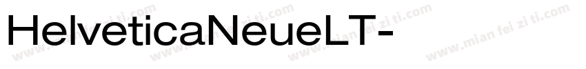 HelveticaNeueLT字体转换