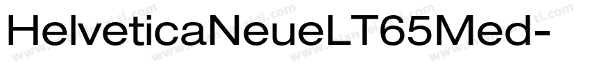 HelveticaNeueLT65Med字体转换