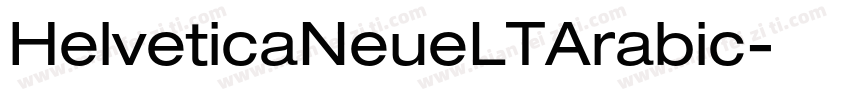 HelveticaNeueLTArabic字体转换
