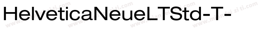 HelveticaNeueLTStd-T字体转换