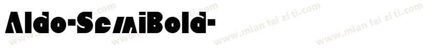 Aldo-SemiBold字体转换