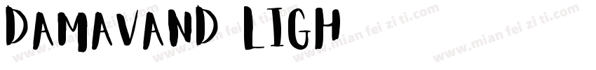 Damavand-Ligh字体转换