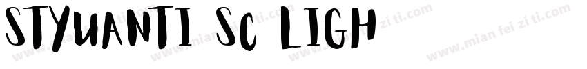 STYuanti-SC-Ligh字体转换
