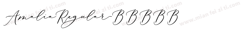 AmaliaRegular字体转换