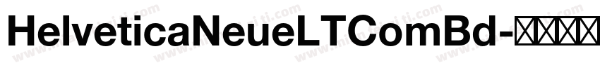 HelveticaNeueLTComBd字体转换