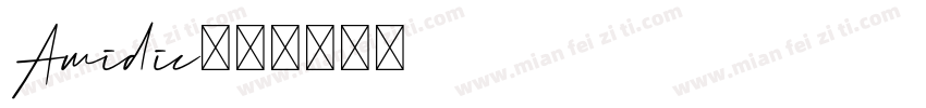 Amidic字体转换