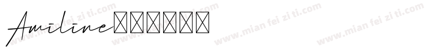 Amiline字体转换