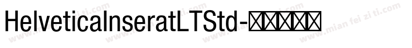 HelveticaInseratLTStd字体转换