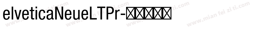 elveticaNeueLTPr字体转换