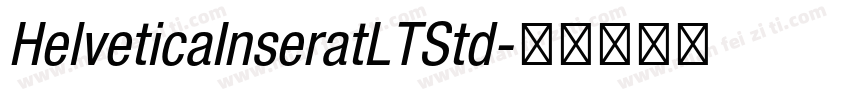 HelveticaInseratLTStd字体转换