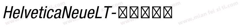 HelveticaNeueLT字体转换