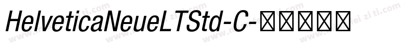 HelveticaNeueLTStd-C字体转换