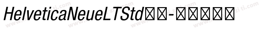 HelveticaNeueLTStd系列字体转换