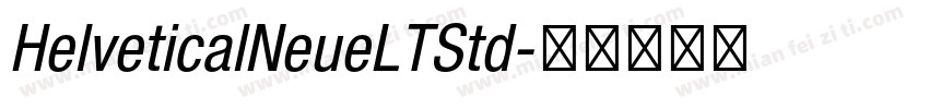 HelveticalNeueLTStd字体转换