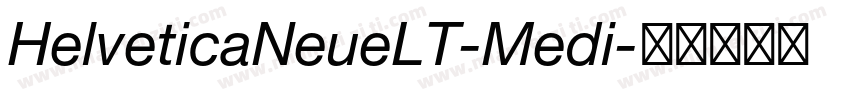 HelveticaNeueLT-Medi字体转换