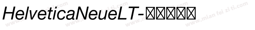 HelveticaNeueLT字体转换