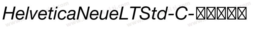 HelveticaNeueLTStd-C字体转换